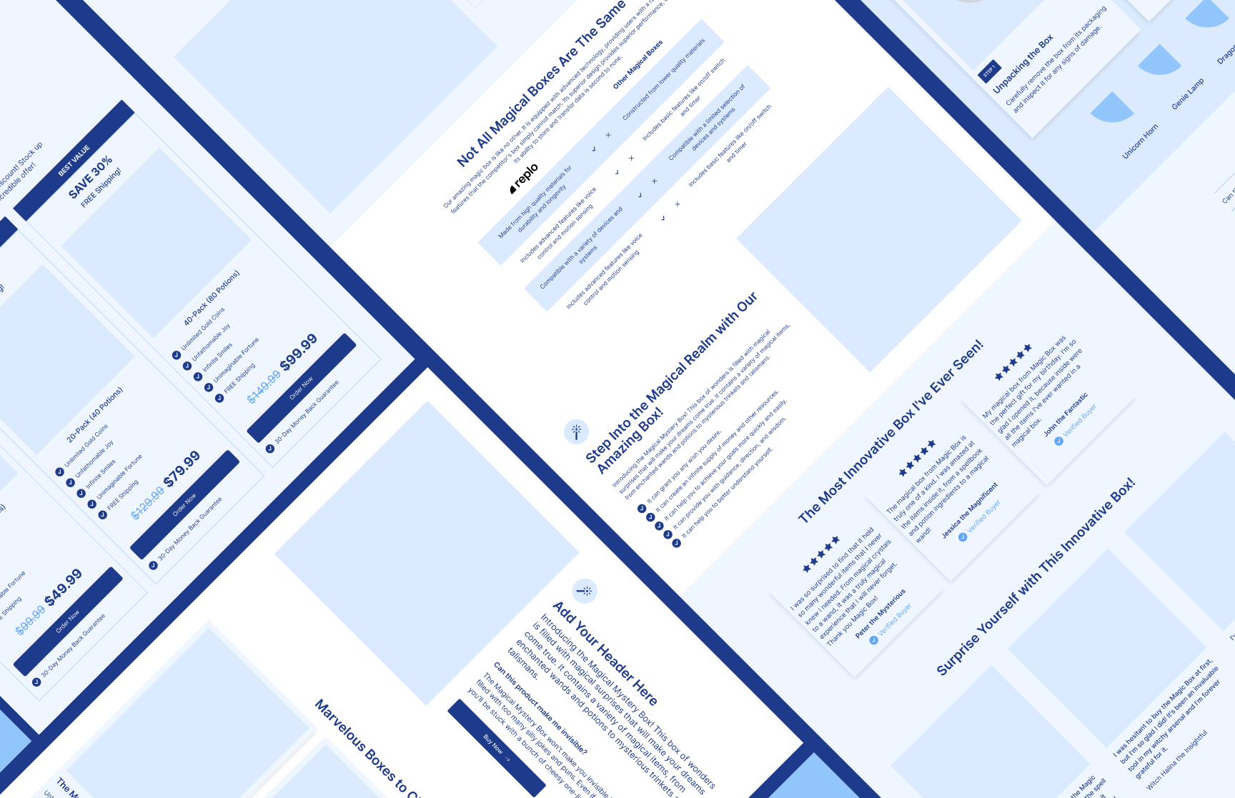 Preview of Replo UI